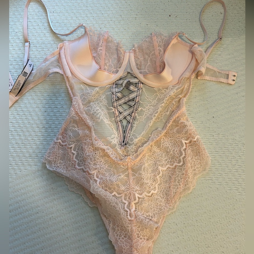 nwt victorias secret pink teddy lingerie - Picture 5 of 9